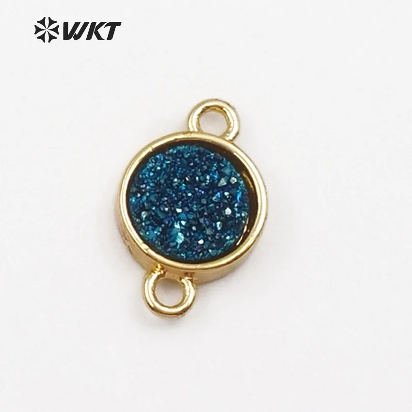WT C259 WKT мини леди девушка ювелирные изделия круглой формы разъем с двойными