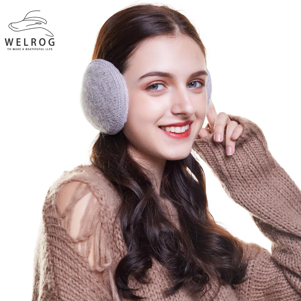 Наушники WELROG из искусственного кроличьего меха для мужчин и женщин зимние