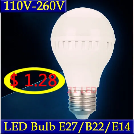 Бесплатная доставка яркая светодиодная лампочка 2835 SMD СВЕТОДИОДНЫЙ 5 Вт/7 Вт/9 Вт/25