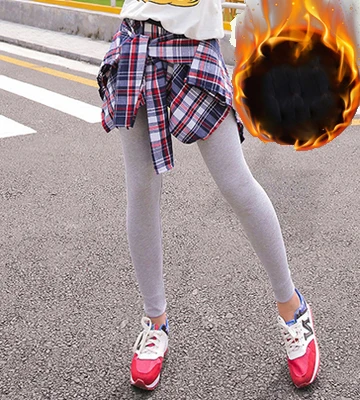 2Red grey pants Корейские женские хлопковые повседневные поддельные две части клетчатая рубашка Леггинсы Готическая Нижняя юбка брюки тренировочные Леггинсы для женщин cn38 - Цвет: 2Red grey pants