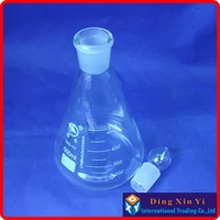 6pieceslothigh quality 500ml conical flask with stopperconical flask with coverhigh borosilicate glass