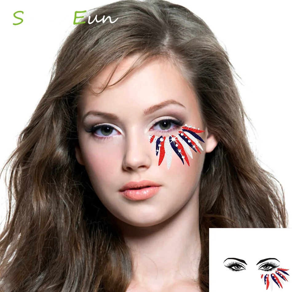 1 шт. водостойкая татуировка для глаз украшение тела|Временные тату| |
