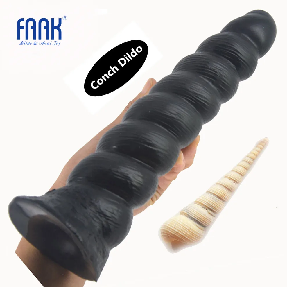 FAAK большой анальный Фалло имитатор секс игрушки для женщин спиральный длинный