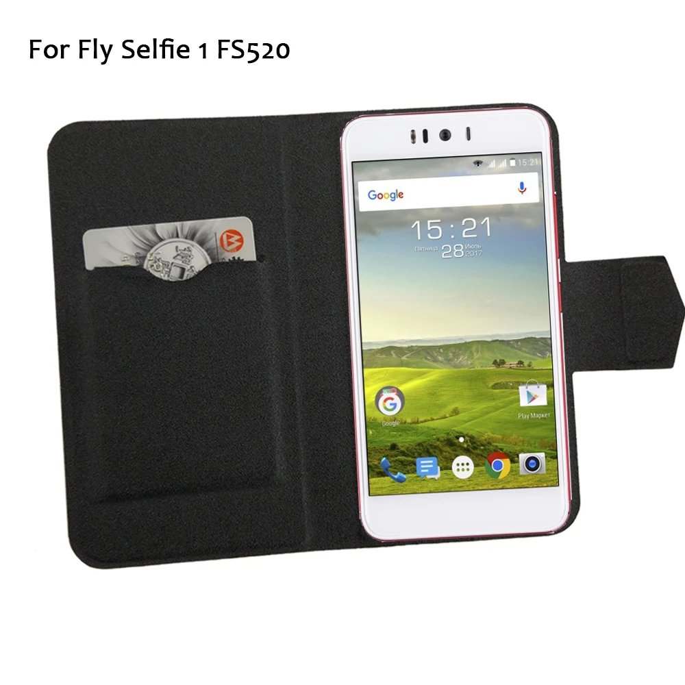 5 цветов лидер продаж! Чехол Fly Selfie 1 FS520 кожаный чехол для телефона Прямая поставка