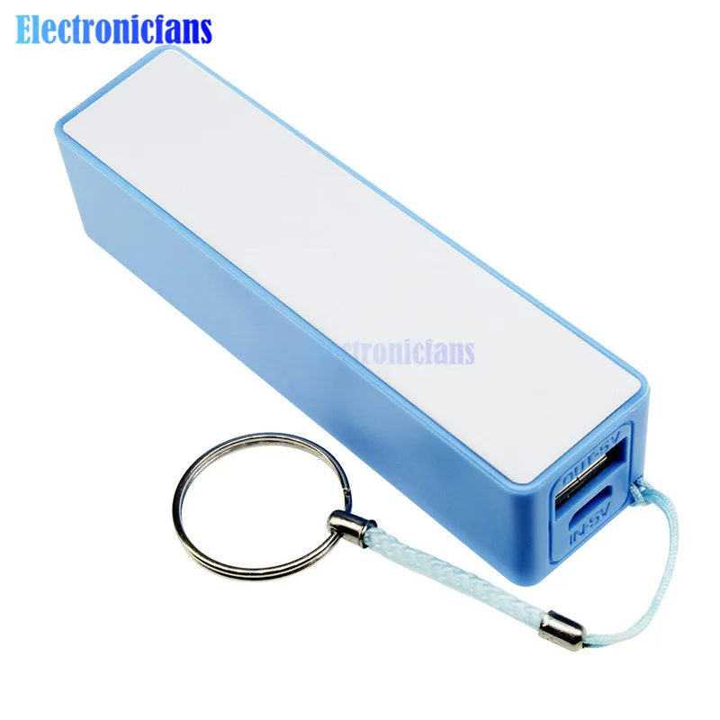 Синий/зеленый/желтый/черный чехол для внешнего аккумулятора USB 18650 зарядное