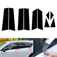 dwcx 10pcs black car door window pillar posts piano trim cover kit fit for mazda cx 5 cx5 2017 2018