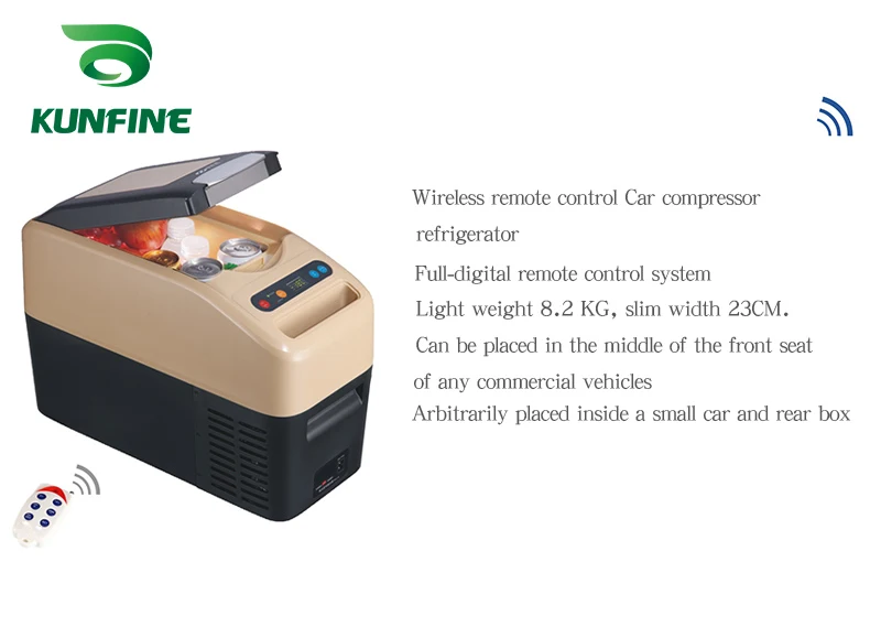 12 V/24 V DC беспроводной пульт дистанционного управления автомобильный холодильник 16L Многофункциональный холодильник автомобильный переносной холодильник морозильник