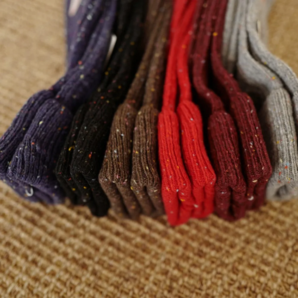 6 цветов женские носки сексуальные теплые чулки выше колена зимние длинные