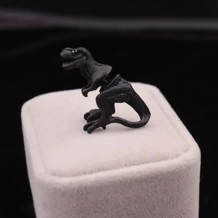 02 black Уникальный Панк инопланетянин динозавр животное кошка собака олень Дельфин лошадь паук Ax 3D серьги-гвоздики металлические проколы серьги унисекс ювелирные изделия - Окраска металла: 02 black