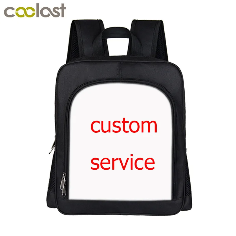 custom service Рюкзак с логотипом на заказ для мальчиков и девочек; Детский рюкзак для детского сада; детские школьные сумки; Подарочная сумка для книг - Цвет: custom service