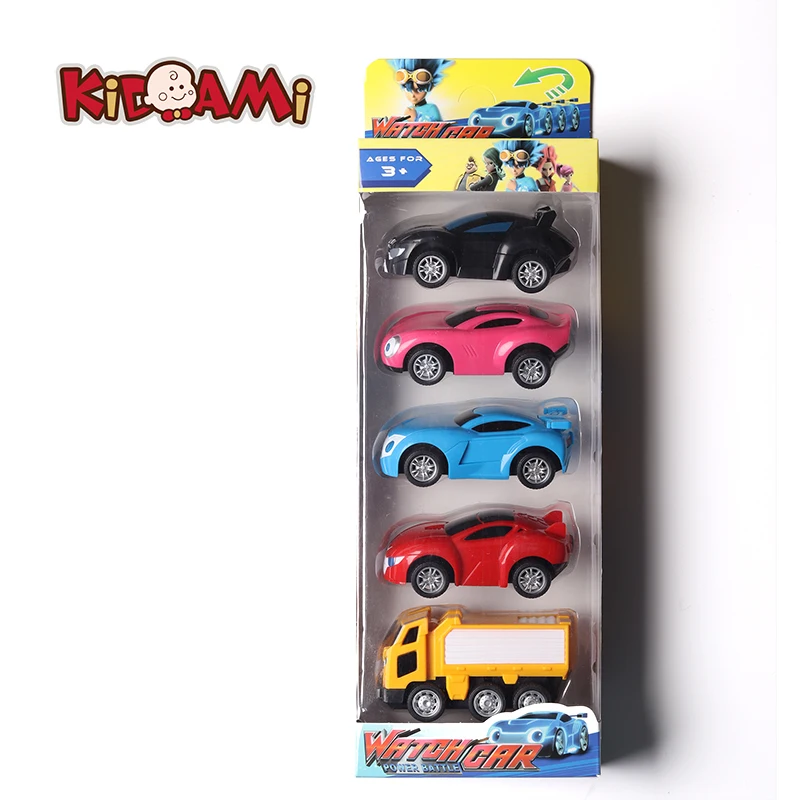 KIDAMI 5 шт./компл. игрушечный автомобиль для детей 1:64 миниатюрный литая