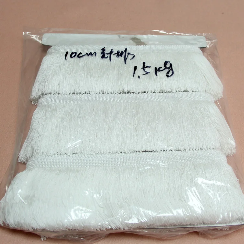 500Yards 9-10CM Width Polyester Tassel Fringe Trim For DIY Latin Dress African Lace Yarn Ribbon Sewing Curtain | Дом и сад