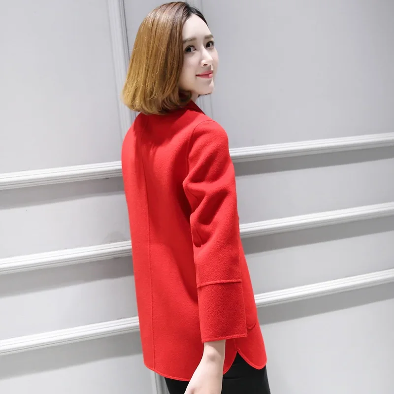 Tcyeek 2020 зимняя куртка из 100% шерсти пальто женские двухсторонние шерстяные осенняя