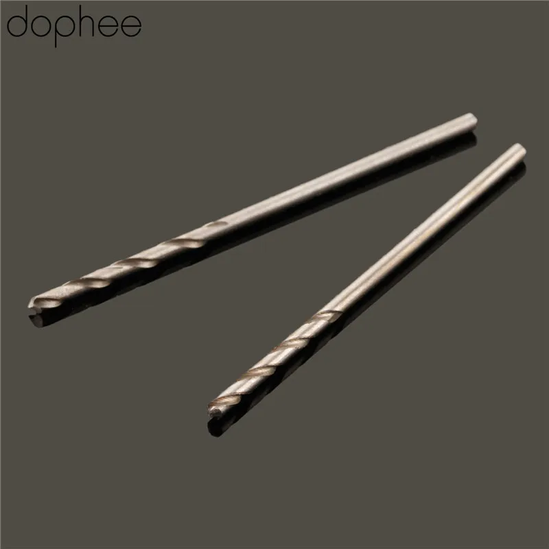 Dophee 10 шт. спиральные сверла из быстрорежущей стали микро сверло с прямым
