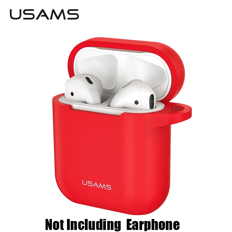 Защитный чехол для наушников для AirPods USAMS защита от пыли Чехол для наушников для iPhone Apple беспроводные Bluetooth наушники Airpod чехол