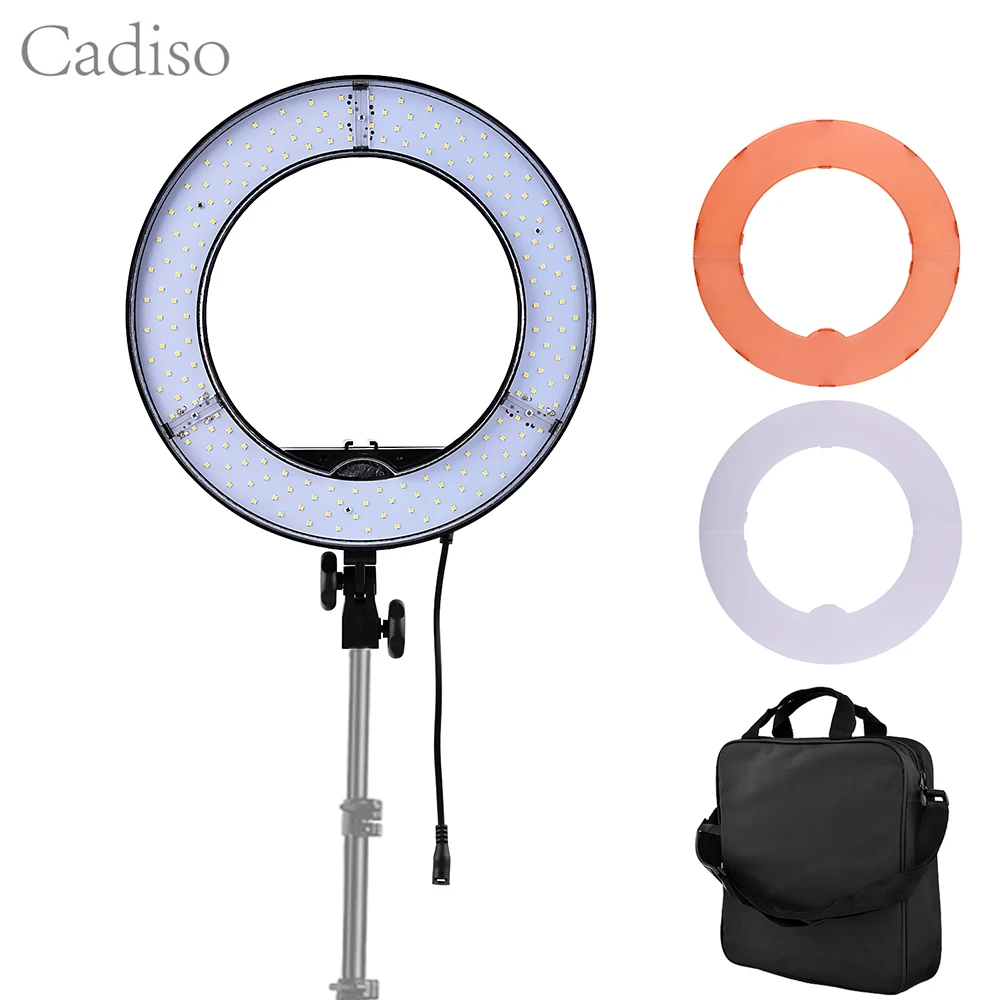 Cadiso 12 &quot35 Вт 240 шт. светодиодный кольцо света 5500 К затемнения теплый/холодная