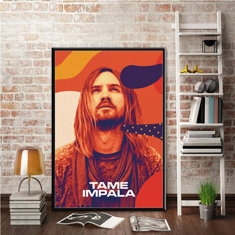 Tame Impala психоделическая Рок Музыкальная Группа Тур плакат и принты искусство холст живопись настенные картины для гостиной домашний декор - Цвет: Светло-зеленый