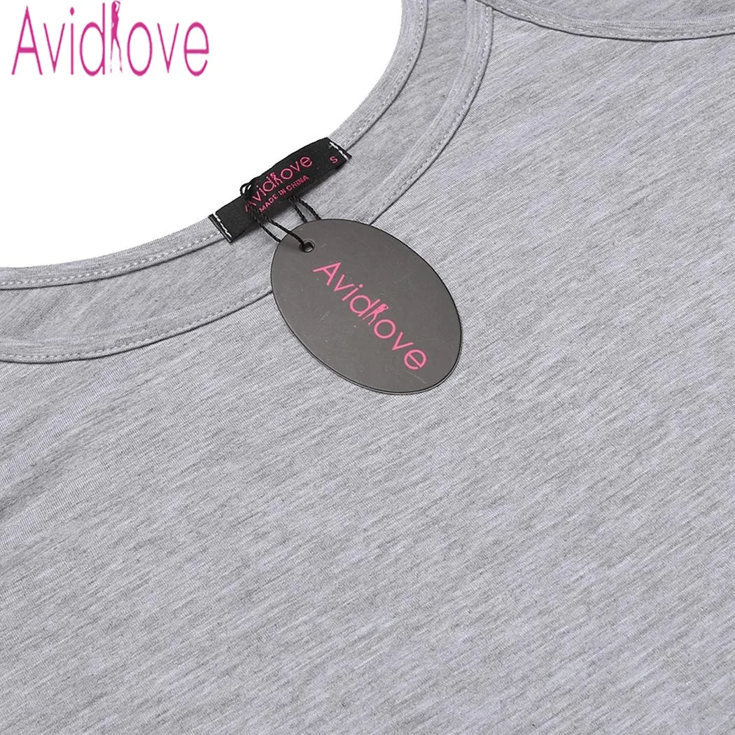 Avidlove простая хлопковая ночная рубашка одежда для сна домашняя пижама без рукавов