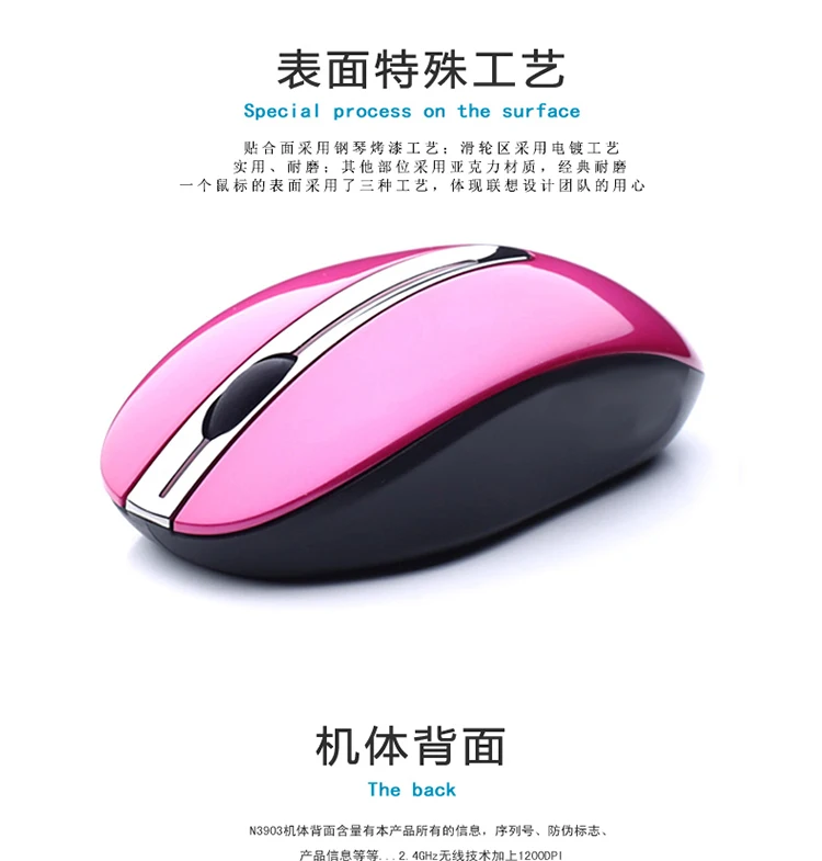 Беспроводная мини мышь Lenovo N3903 с bluetooth USB интерфейс для компьютера MAC ПК ноутбука