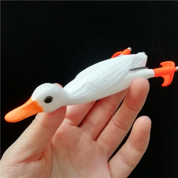Tsurinoya, 4 шт., 10 см, 18,5 г, 3D, утка, топвотер с ногами, рыболовные приманки плавающий, искусственная приманка, мягкая, утка, рыболовные воблеры - Цвет: CCCC LY22