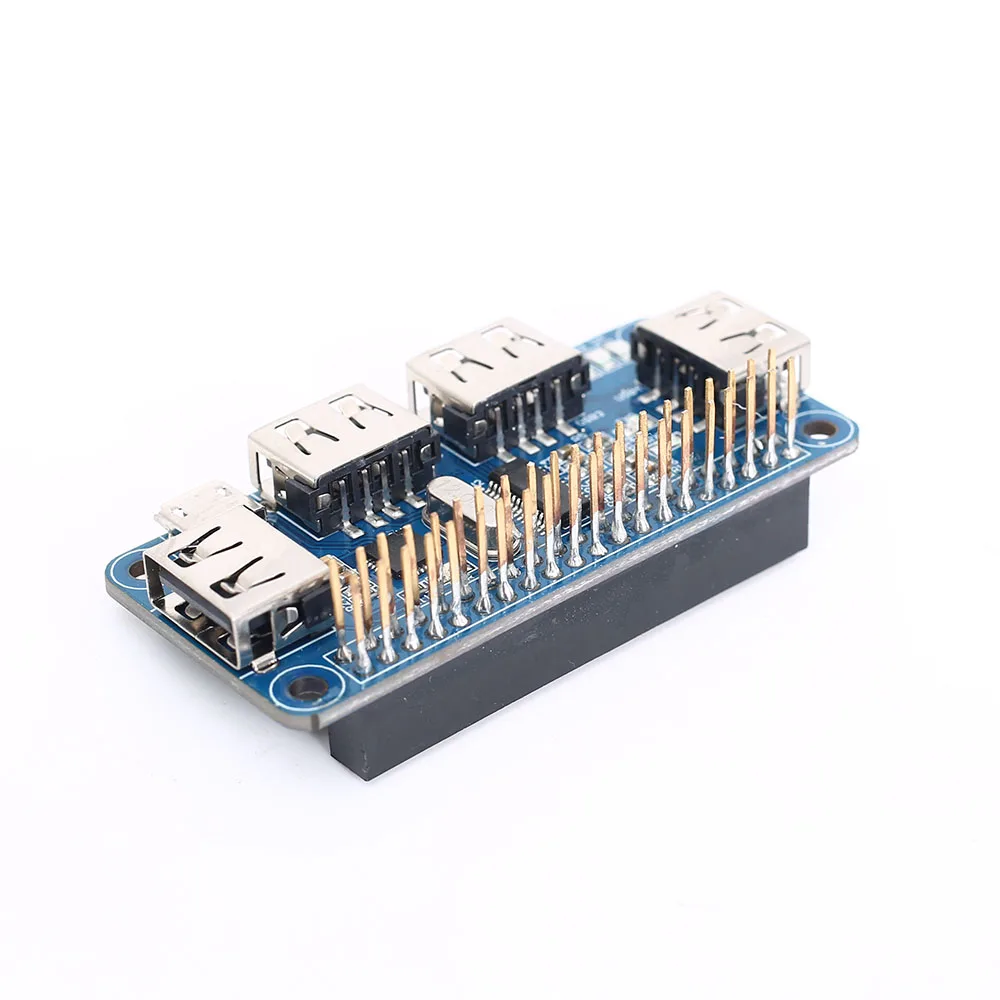 USB HUB HAT модуль для Raspberry PI Zero/Zero W/3B + к UART бортовой совместим с USB2.0/1 1 4 портами