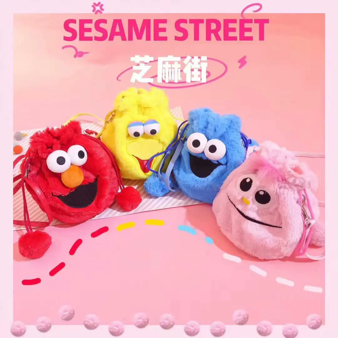 2019 Sesame Street Plush Elmo Cookie Monster Crossbody Bag Messenger for Girls Toy | Игрушки и хобби