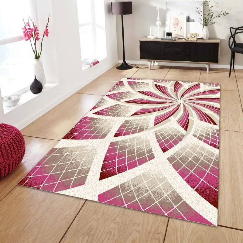 

2018 New Folk-custom Fashion Nordic Living Room Carpet Bedroom Bed Full Soft Coral Velvet Rug Rectangular Sofa Coffee Table Mat