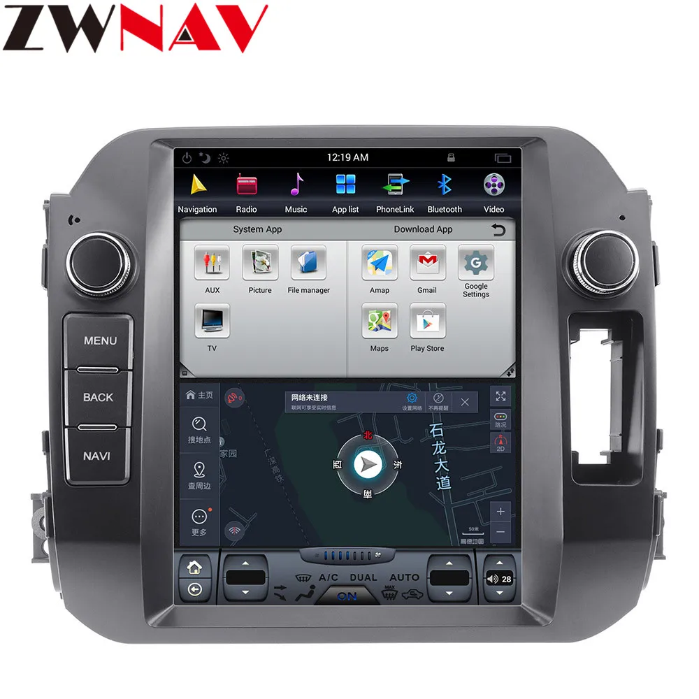 Android 7,1 Тесла экран 10," автомобильный стерео для Kia Sportage R 2010- автоматическое радио GPS навигация видео мультимедийная Главная панель