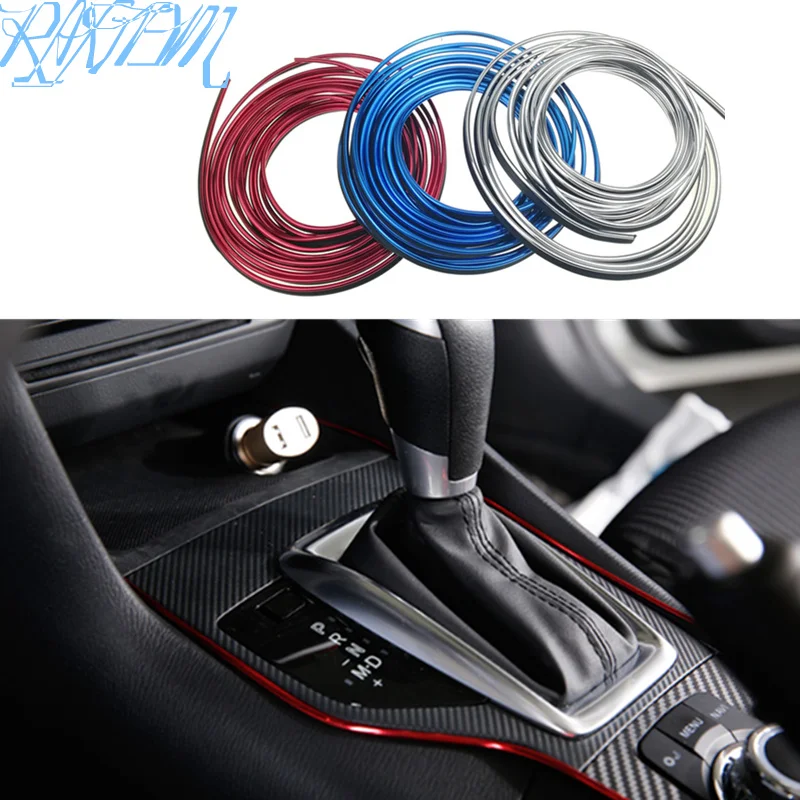 Молдинги для салона автомобиля 5 м фотолинии Peugeot RCZ 206 207 208 301 307 308 406 407 408 508 2008 3008 4008