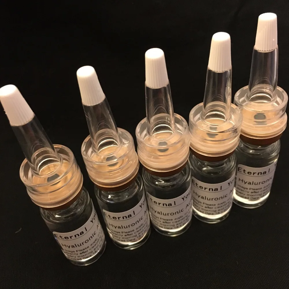 

5pcs 10ml Hyaluronic Acid Liquid Moisturizing Essence Serum 10ml Anti Aging Skin Care Products Wholesale