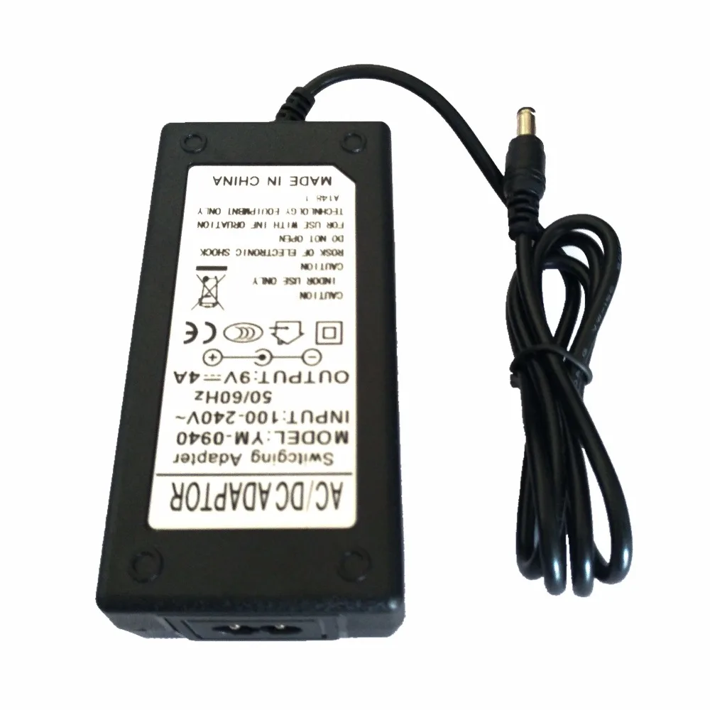 9V4A AC DC адаптер конвертер 9 в 4A 4000mA 36 Вт источник питания для POS машин зарядное