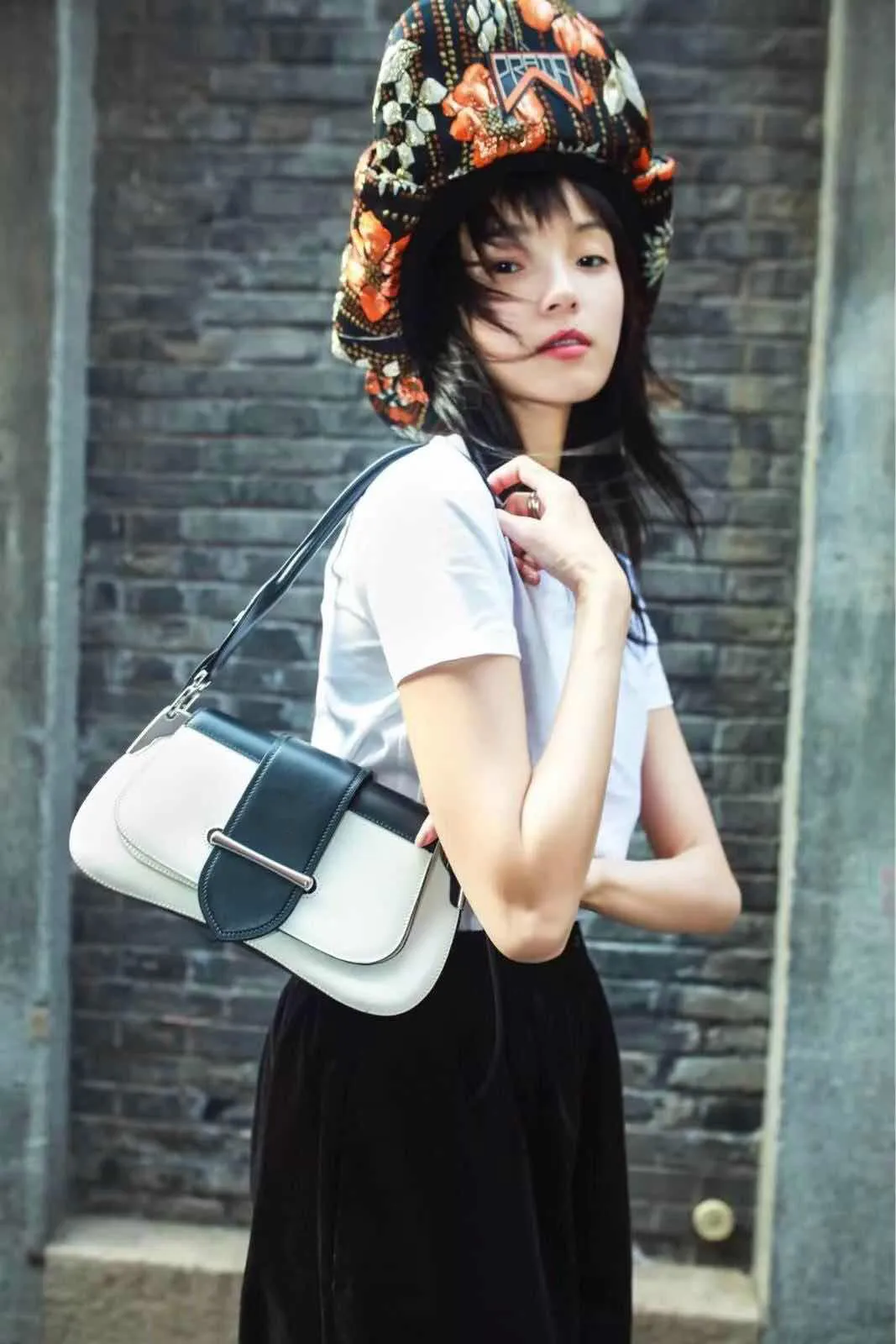 Retro Pattern Women Messenger Handbags Casual Solid Shoulder Bags for Women Split Cow Leather Crossbody Bags for Women