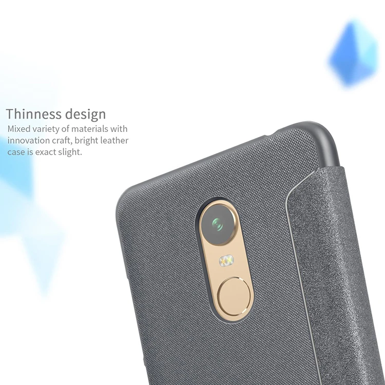 Xiaomi redmi 5 plus чехол redmi 5 plus Nillkin блестящий чехол из искусственной кожи чехол с розничной посылка