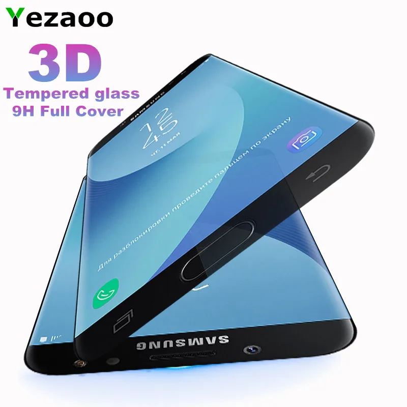 Закаленное стекло yezaoo 3D 9H для Samsung Galaxy J7 J5 J3 J2 Prime 2017 2016 J510 J530 J710 J730 защитная пленка