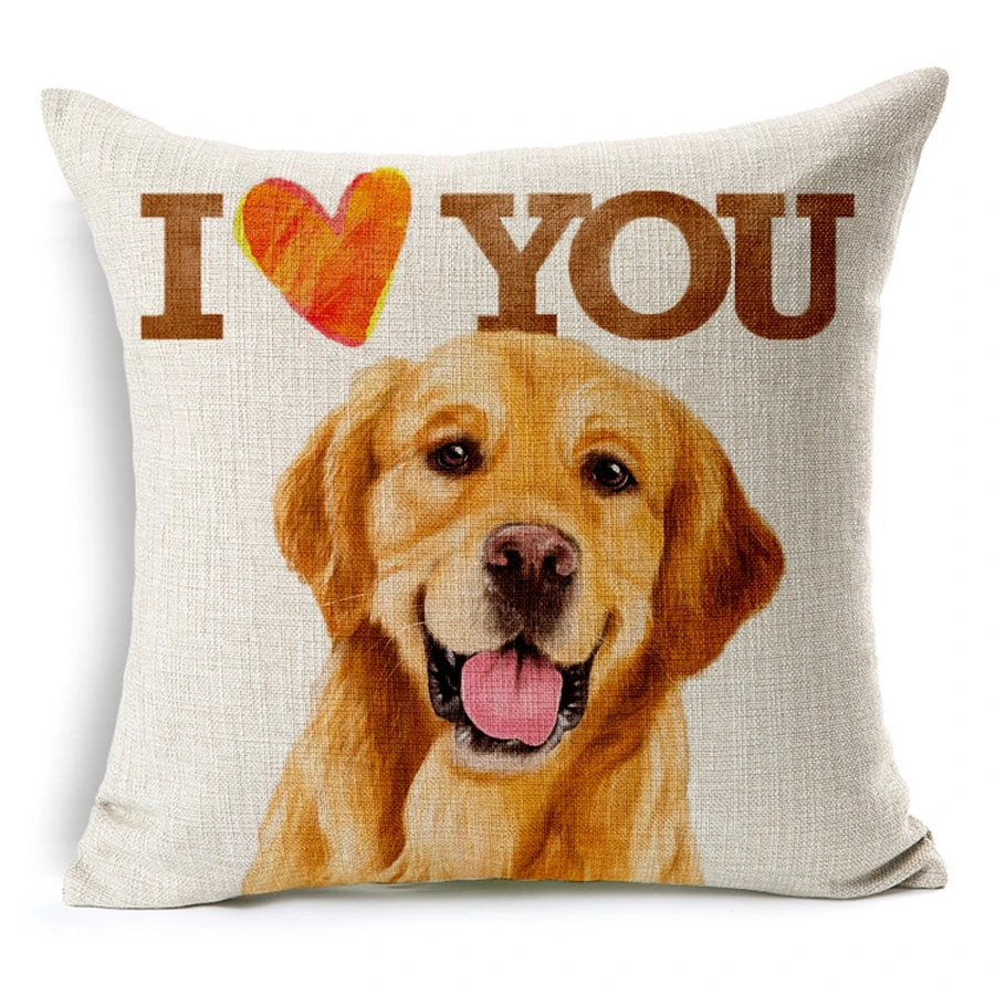 Горячая Распродажа накидки на подушки подходит для породы золотистый ретривер