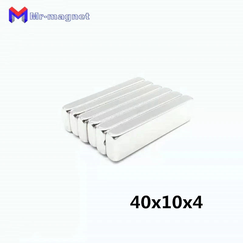 50 шт. 40x10x4 мм Суперсильный неодимовый магнит NdFeB 40*10*4 40 x 10 4 магниты