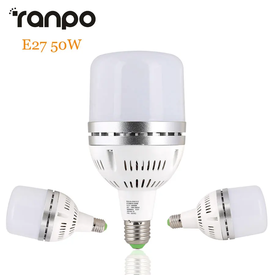 E27 50 Вт Светодиодная лампа 3030 SMD прожектор высокой мощности прожекторы холодный