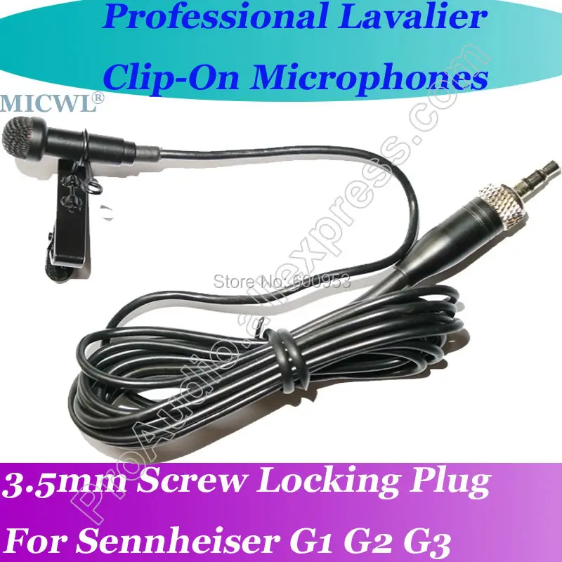 В наличии! Петличный микрофон MICWL для Sennheiser EW G1 G2 G3 с металлической крышкой|microphone