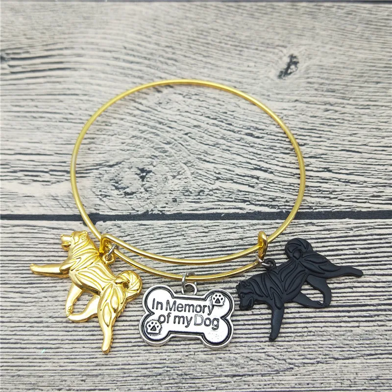 

Trendy New Alaskan Malamute Bangles Cute Alaskan Malamute Dog Bangles Bracelets Fashion Pet Jewellery