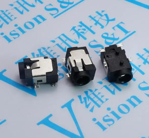 Бесплатная доставка 50 шт. DC 031A DC031A DC031 3 5*1 мм SMD 4 контактный разъем питания