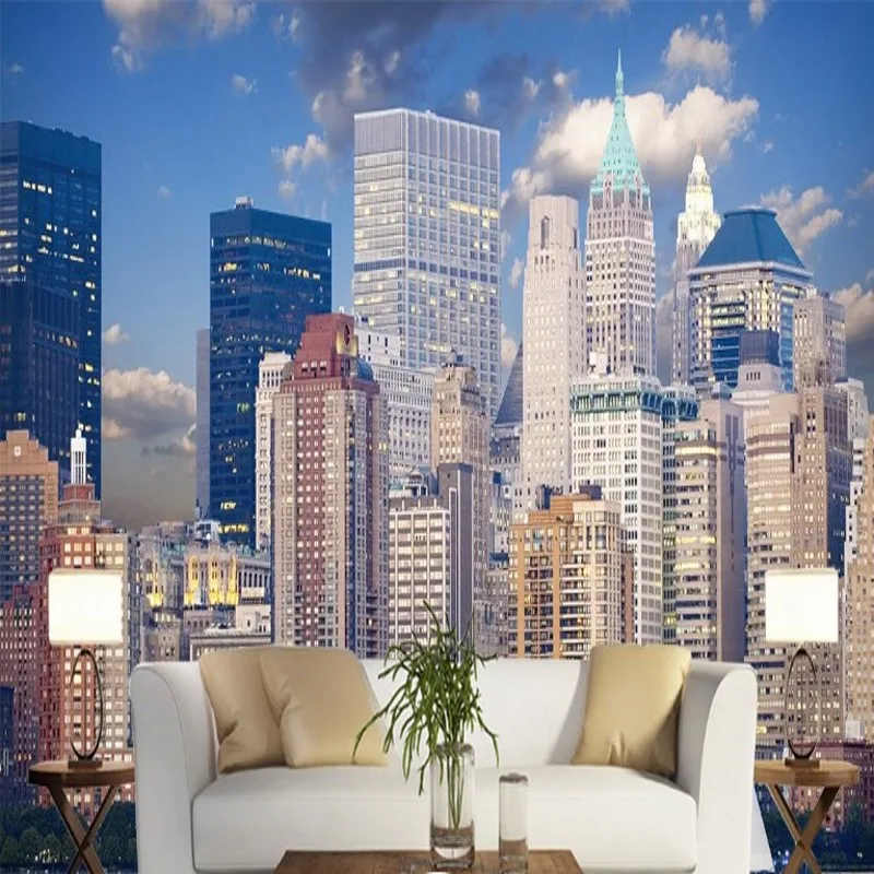 Персонализированные обои на заказ высотное здание декоративная настенная