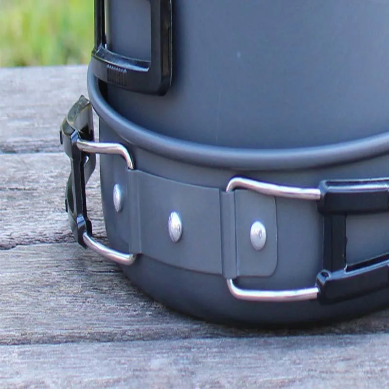 Переносная посуда из алюминиевого сплава для отдыха на открытом воздухе походов