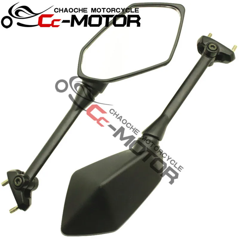 black scooter backup mirrors carbon fibre motorcycle rear view side mirror for Kawasaki ninja650R ER-6F 09-15 ninja400R Z1000SX |