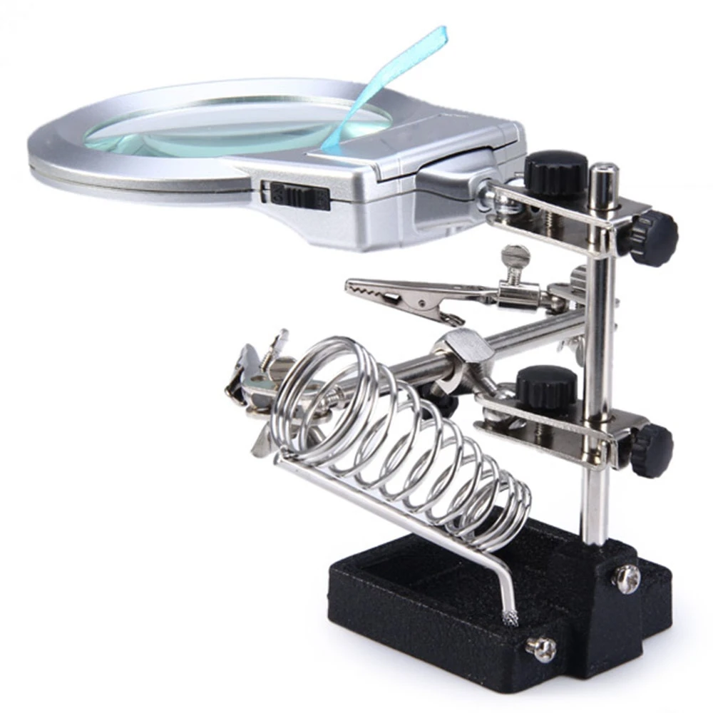 2017 многофункциональная сварочная лупа электрическая машина держатель паяльника