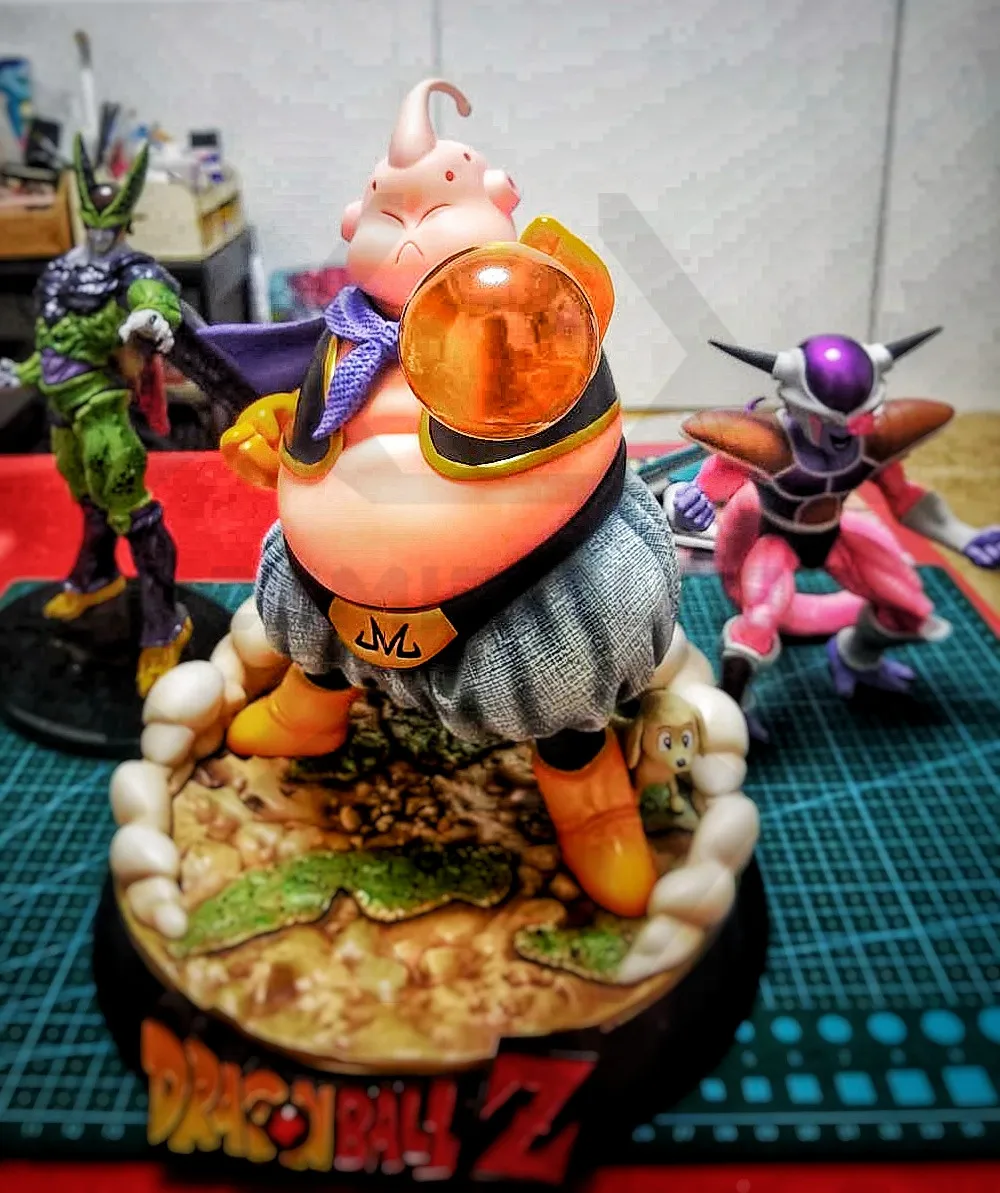 COMIC CLUB в наличии KM Dragon Ball Z 24 см fat Buu gk статуя из смолы игрушка для коллекции|Игровые