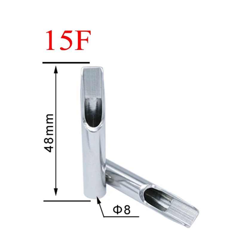 50 шт. насадки из нержавеющей стали для татуировки