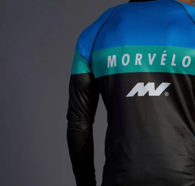 2018 Мужская футболка с длинным рукавом Morvelo MTB для мотокросса DH MX Джерси езды на