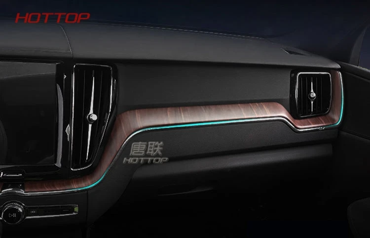 Подходит для Volvo XC60 центральный контрольный панельный инструмент, декоративная панель из углеродного волокна, рамка для внутренней отделки
