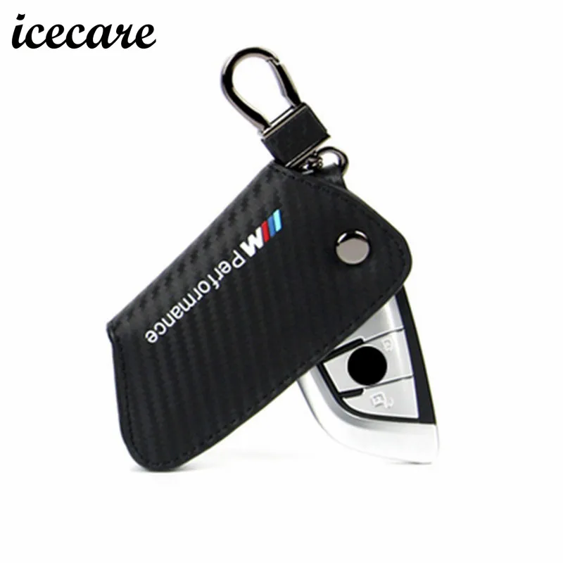 Icecare Пояса из натуральной кожи Ключи чехол для BMW E90 F30 F34 F10 X1 X3 X4 X5 X6 1 2 3 4 5 6 7 серии