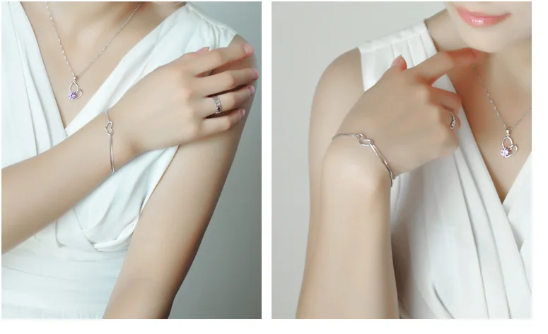 Женские браслеты с застежкой-лобстером посеребренные браслеты-цепочки